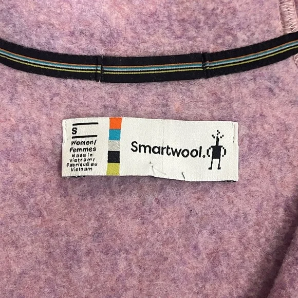 Smartwool Women’s Lavender Fleece half zip hooded  Jacket - Picture 4 of 8
